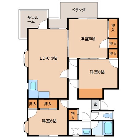 むらかみマンションの物件間取画像